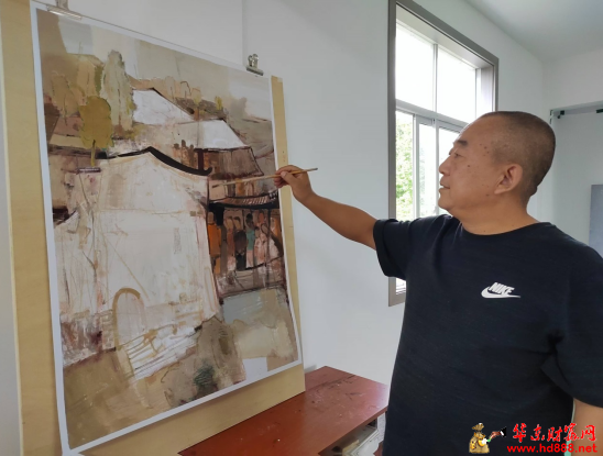 阜陽畫家許衛(wèi)《皖韻》斬獲佳績，“畫說江淮”展家鄉(xiāng)風(fēng)采